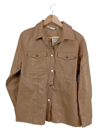 Zara veste simili cuir femme - veste,