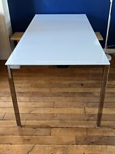 Grand Table Verre et Chrome