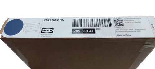 Ikea strandmon ottoman cover - ottoman,