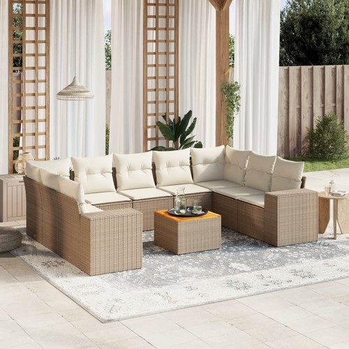 Salon jardin avec coussins - jardin,