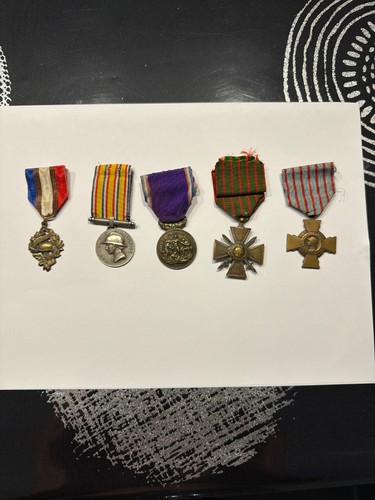 Lot médailles militaires - médailles,
