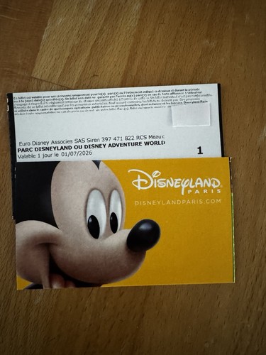 2 billets adulte - 🎟️,