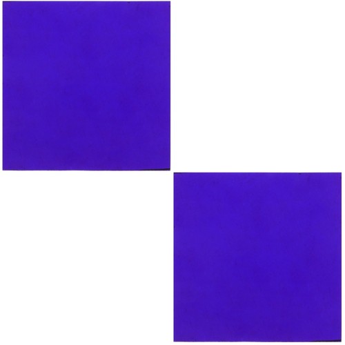 Set verre cobalt plaque - of,