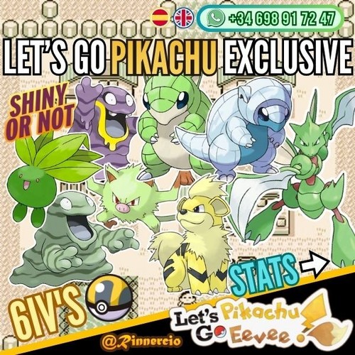 Pokémon exclusif let go - pokémon, let's