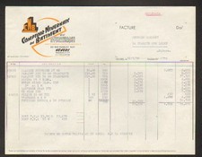 NEVERS (58) MATERIEL de CONSTRUCTION "COMPTOIR NIVERNAIS DU BATIMENT" en 1958