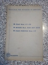 Manual for service stations Piaggio Ciao C7 C9 Boxer Hello Porter_no Vespa