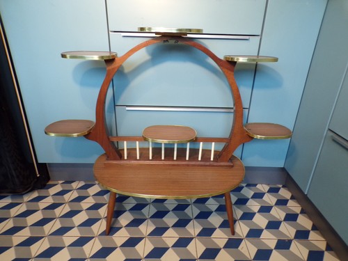 Selette porte plante vintage - porte,