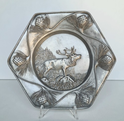 Assiette murale étain - assiette,