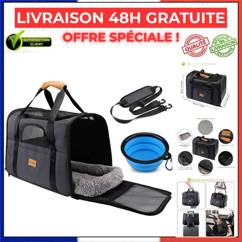 Sac transport pliable chat - sac,