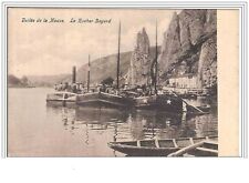 BELGIQUE.VALLEE DE LA MEUSE LE ROCHER BAYARD.BATEAUX.