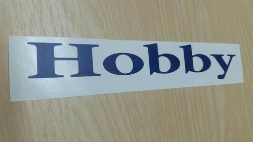 Hobby caravan dark blue - hobby,