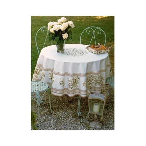 Nappe ronde coton clos - clos, des