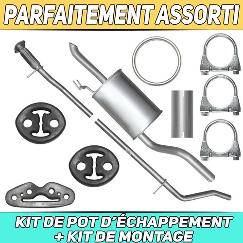 Kit pot échappement - kit, d’échappement