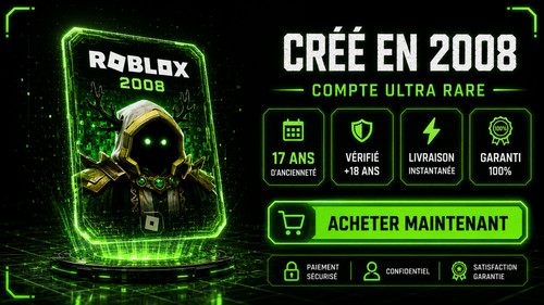 Compte roblox 2008 - compte, |