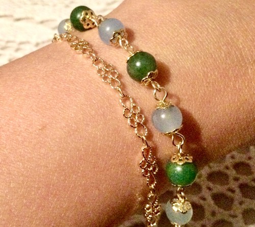 Lot bracelets plaqué or - bracelets,