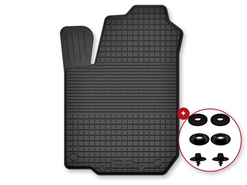 Tapis conducteur caoutchouc