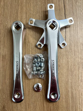 Pièces de vélo rétro NOS Stronglight 390 pédalier 170 mm 5 bras avec boulons,...