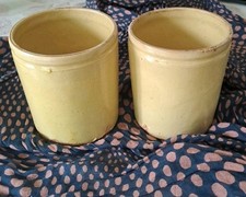 2 ANCIENS POTS A CONFITURE OU