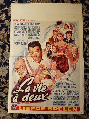 Affiche belge 1958 vie a - affiche, [belge]