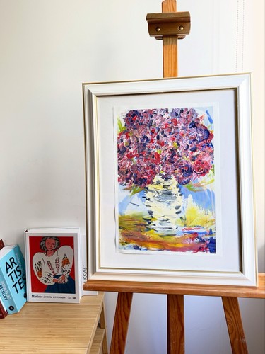 Tableau peinture fleurs