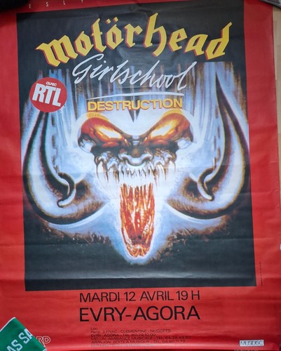 Motorhead affiche concert - ,