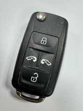 GENUINE VOLKSWAGEN SHARAN 5 BUTTON REMOTE FLIP KEY FOB TESTED 7N0837202AP