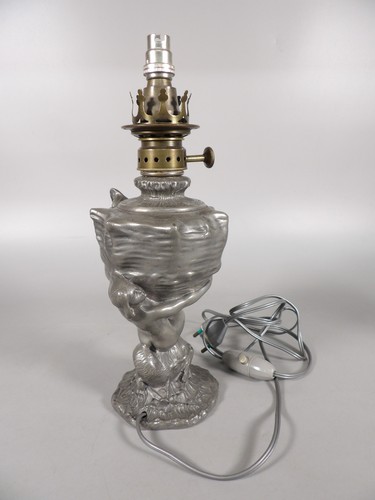 Ancienne lampe sculpture - ancienne,