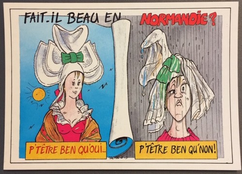 Carte postale humoristique - carte,