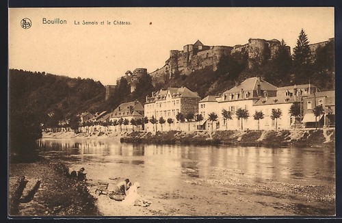 Cpa bouillon semois et le - cpa,