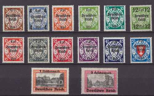 Timbres dantzig 1939 neufs - dantzig,
