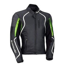KAWASAKI Veste Motard en Cuir