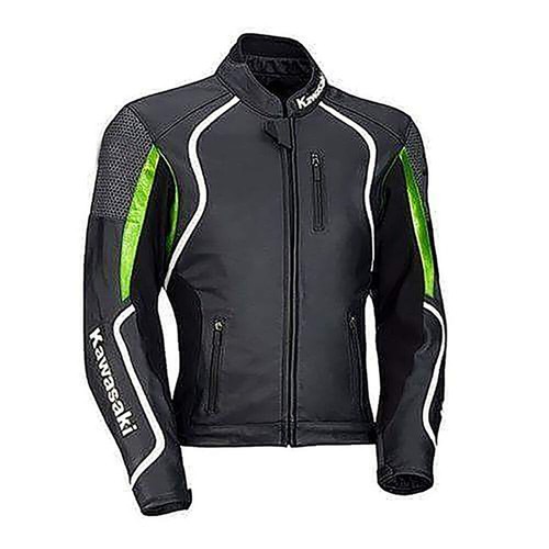 Kawasaki veste motard cuir - kawasaki,