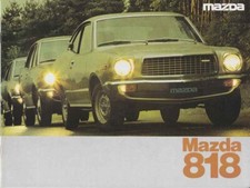 Catalogue Brochure Mazda 818