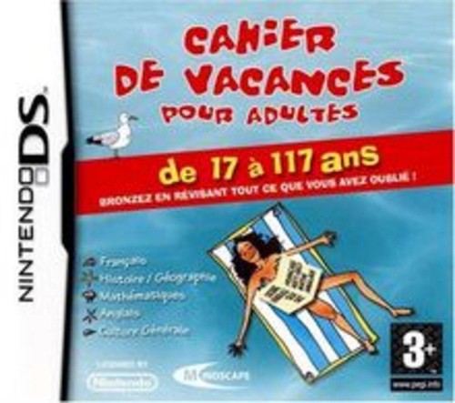Jeu cahier vacances pour - de,