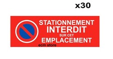 Lot 30 stickers sticker parking prohibited avoid poorly parked car/EBVK