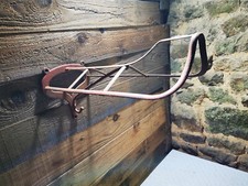 RARE PORTE SELLE CHEVAL EN FER FORGE et FONTE Fin 19 ème HARAS NORMANDIE