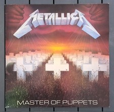 LP METALLICA-Master Of Puppets-1986 FR Press-Black Label-New Electric Way-2320