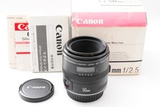 [Almost MINT in Box] Canon EF 50mm f/2.5 AF Compact Macro Lens From JAPAN