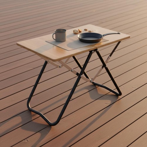 Table camping bambou - de,