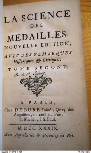 Livre ancien science - -, des