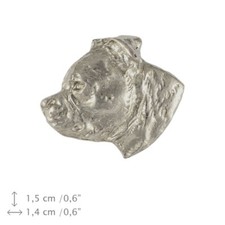 Staffie (tête), broche