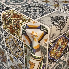 Nappe En Coton Enduite