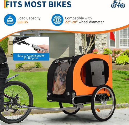 Gravee dog bicycle trailer - dog,