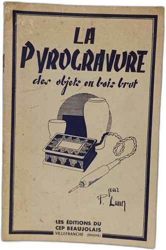 Pyrogravure des objets en - des,