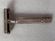 Gillette Chrome Brass Mechanical Razor In England VGC