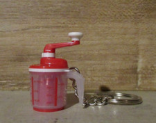 Porte clés Keychain TUPPERWARE Speedy Chef 2 Blanc et rouge Neuf