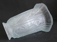 Tulipe Art Déco verre pressé