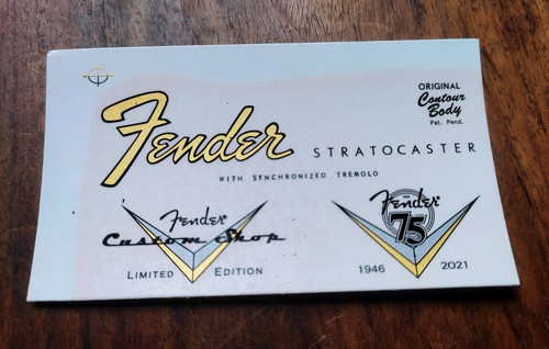 Fender stratocaster 75th - fender,