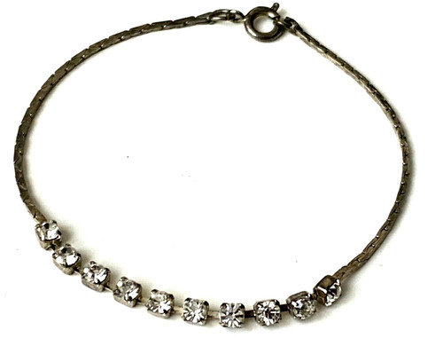 Bracelet vintage strass