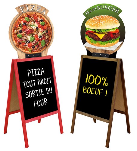 Grand stop trottoir pizza - grand,